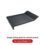 YZ For Tesla Model 3 Y 2021-2025 Dining Tray Central Control Plate Board Center Console Drink Fast Food Table Holder Accessorie