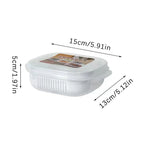 Food Storage Container Rice Fruit Preservation Box Microwave Oven Safe Refrigerator Freezer Fresh Keeping Box For Kitchen