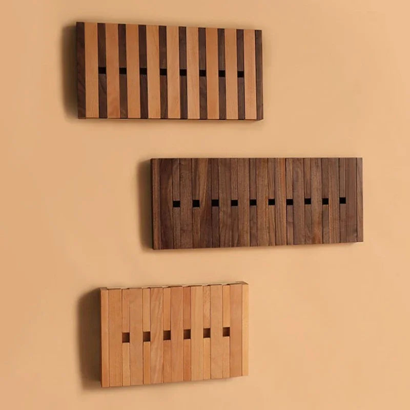 Solid Wood Wall Coat Racks Electric Meter Box Occlusion Clothes Racks for Wall Clothes Luxury Coats Hanger for Living Room