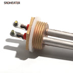 SNDHEATER Solar Water Heating Element With Probe Hole DN25/1 inch 32mm BSP Threaded 110V 220V 380V Wattage 1KW/2KW/3KW/4KW