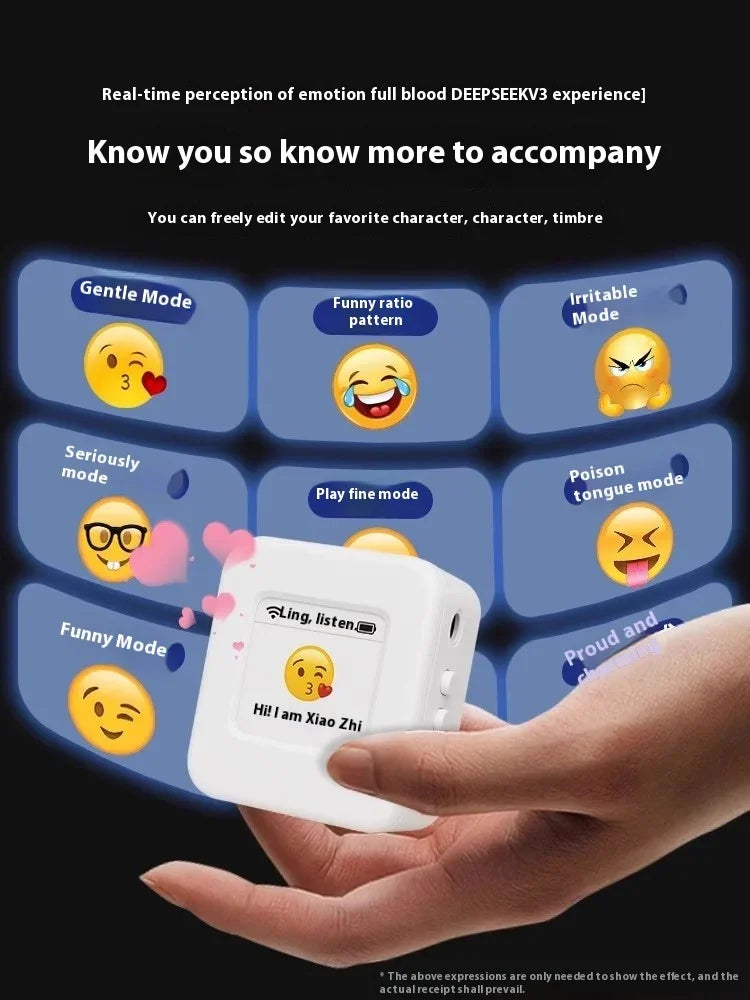 Xiao Zhi Intelligent Robot With Screen Ai Robot Support Deepseek Mini Esp32 Personalized Custom Robot Expression Electronic Pet