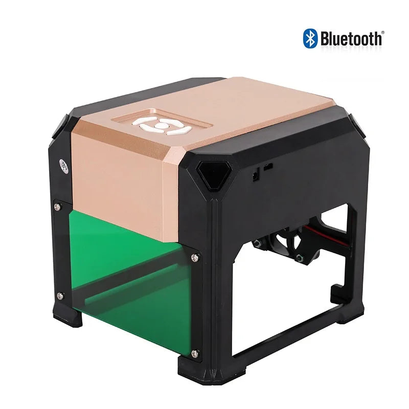 Yofuly 3000mw Laser Engraver Mini Desktop Cutting Machine CNC Engraving Machine DIY Logo Printer Woodworking for Wood Leather