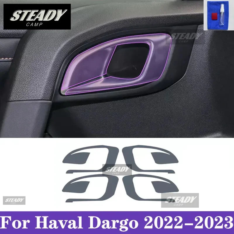 For Haval Dargo 2022-2023 Car interior Center console transparent TPU Paint protective film Anti scratch sticker LCD screen PPF
