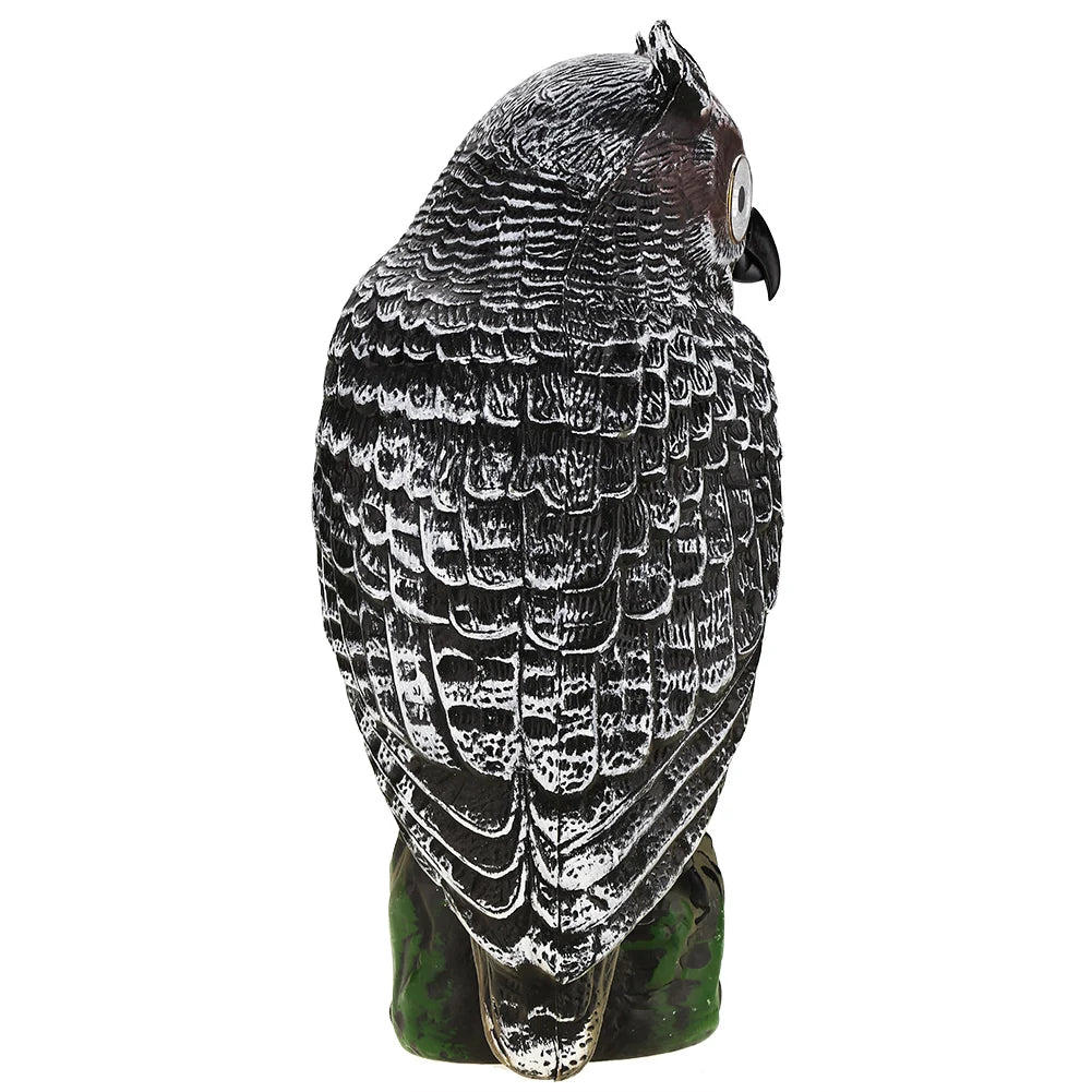 Decoy Pest  Decoy Solar Powered Owl Hunting Decoy Bird Scarer Deterrent Pest Control Garden Decor  Owl Garden