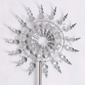 Creative Courtyard Garden Lawn Decoration Unique Wind Collector Magical Kinetic Energy Metal Windmill Rotator