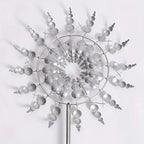 Creative Courtyard Garden Lawn Decoration Unique Wind Collector Magical Kinetic Energy Metal Windmill Rotator
