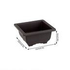 Rectangular Flowerpots Plastic Bonsai Plants Pot Square for Flower Balcony Garden Yard Landscape Bonsai Pot Trays Home Decor