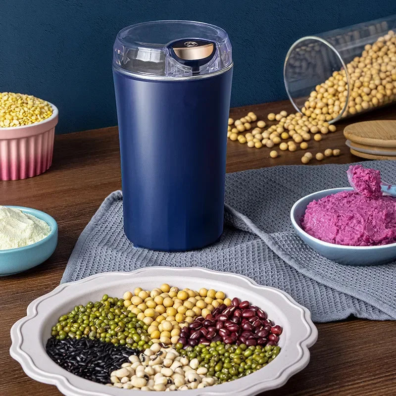 8 Blades Electric Grinding Machine Grain Grinder Coffee Grinder Stainless Steel Nuts Beans Grains Mill Herbs for kitchen