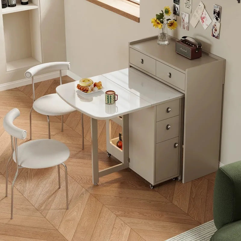 Space Saving Kitchen Table Space Saving Dinette Folding Extendable Dining Table Clearance Center Esstisch Hotel Furniture