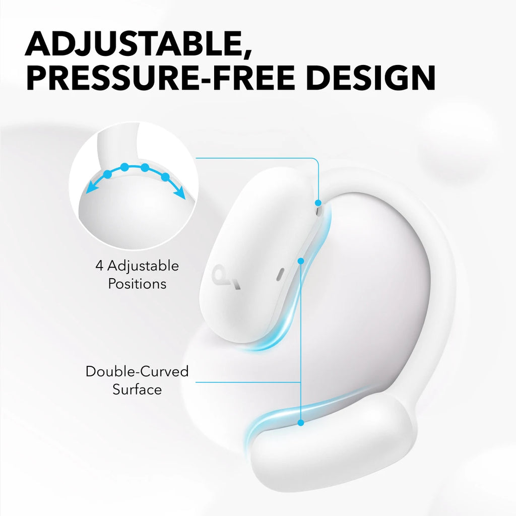 (EU stock) Soundcore AeroFit 2 by Anker Open-Ear Bluetooth Kopfhörer, kabellos, leichter Sport-Kopfhörer, stabile Verbindung