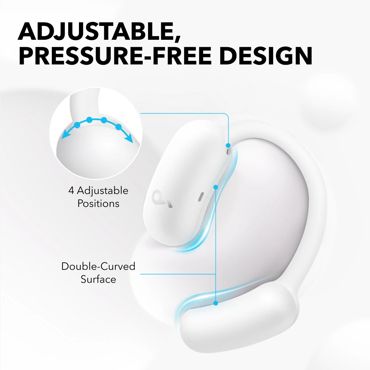 (EU stock) Soundcore AeroFit 2 by Anker Open-Ear Bluetooth Kopfhörer, kabellos, leichter Sport-Kopfhörer, stabile Verbindung