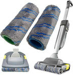 Rollers Brush Set for Karcher FC7 FC5 FC3D FC3 Cordless Hard Floor Cleanr, Multi-Surface Roller, Roller Brush Set for Kärcher FC