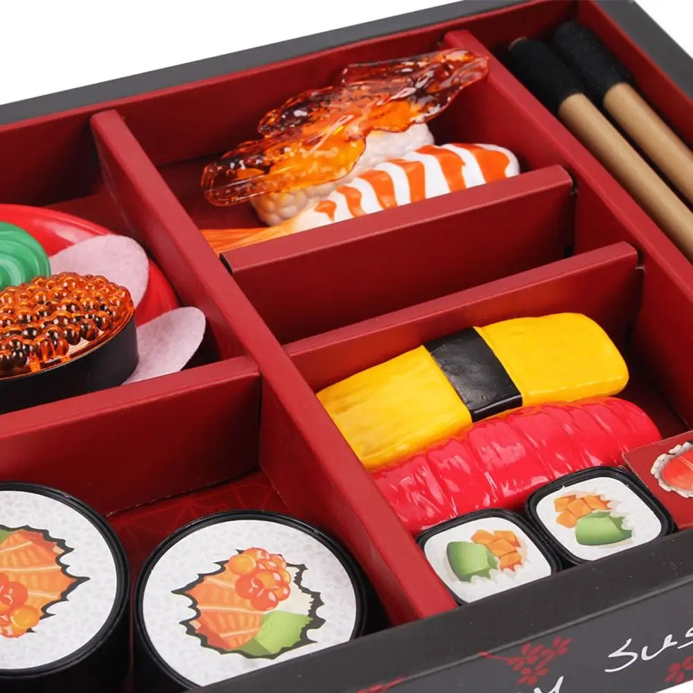 Gifts Kitchen Model House Children Pretend Play Role-Playing Kitchen Food  Mini Sushi Set Pretend Kitchen  Cutlery