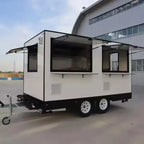 Fully Equipped Mobile Food Truck Mobile Kiosk Unique Custom with Full Kitchen Equipment with All Appliances
