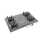 Household Kitchen Glass Multifunctional Flip Burner Built-in Gas/Electric Stove for Hotel Cars and Homes