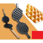 Commercial QQ Eggs Bubble Ball Baking Waffle Maker Iron Hongkong Waffle Eggette Mould Cake Mold Electirc Machine Non-stick Plate