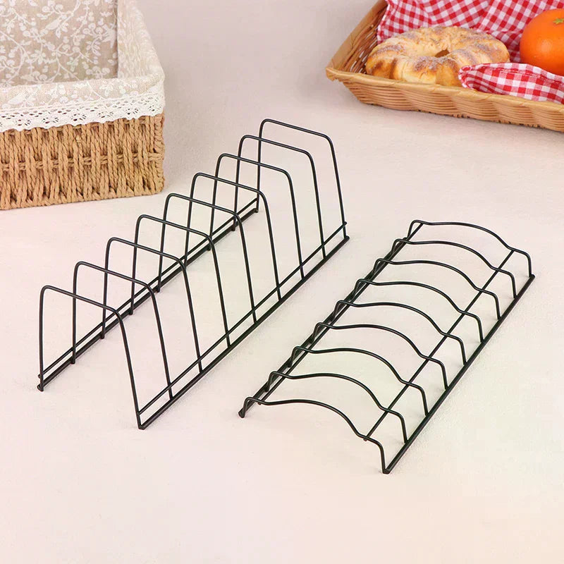 Stainless Steel Dish Draining Rack Kitchen Pot Lid Plates Storage Racks Multipurpose Shelf Bowl Drying Holder Kitchen Organizer