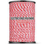 200/500M Roll Electric Fence Rope Polywire with Steel Poly Rope for Horse Animal Fencing Ultra Low Resistance Wire and Accessory