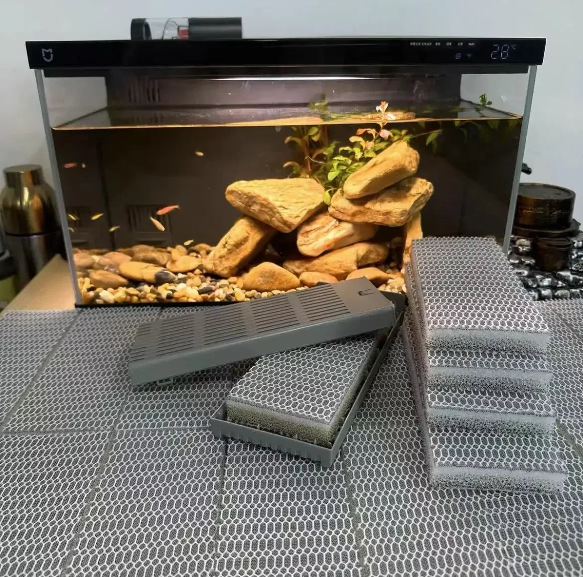 New For Xiaomi Mijia Smart Aquarium Physical Filtration Special Cotton Enhanced Filter Cotton Parts