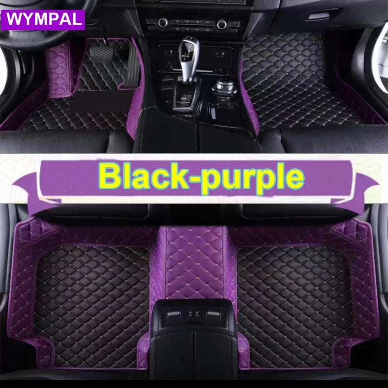 Car Floor Mats For Nissan Leaf ZE1 2018~2022 Luxury Leather Mat Durable Pad pets Interior Parts Rugs Set Accessories 2019