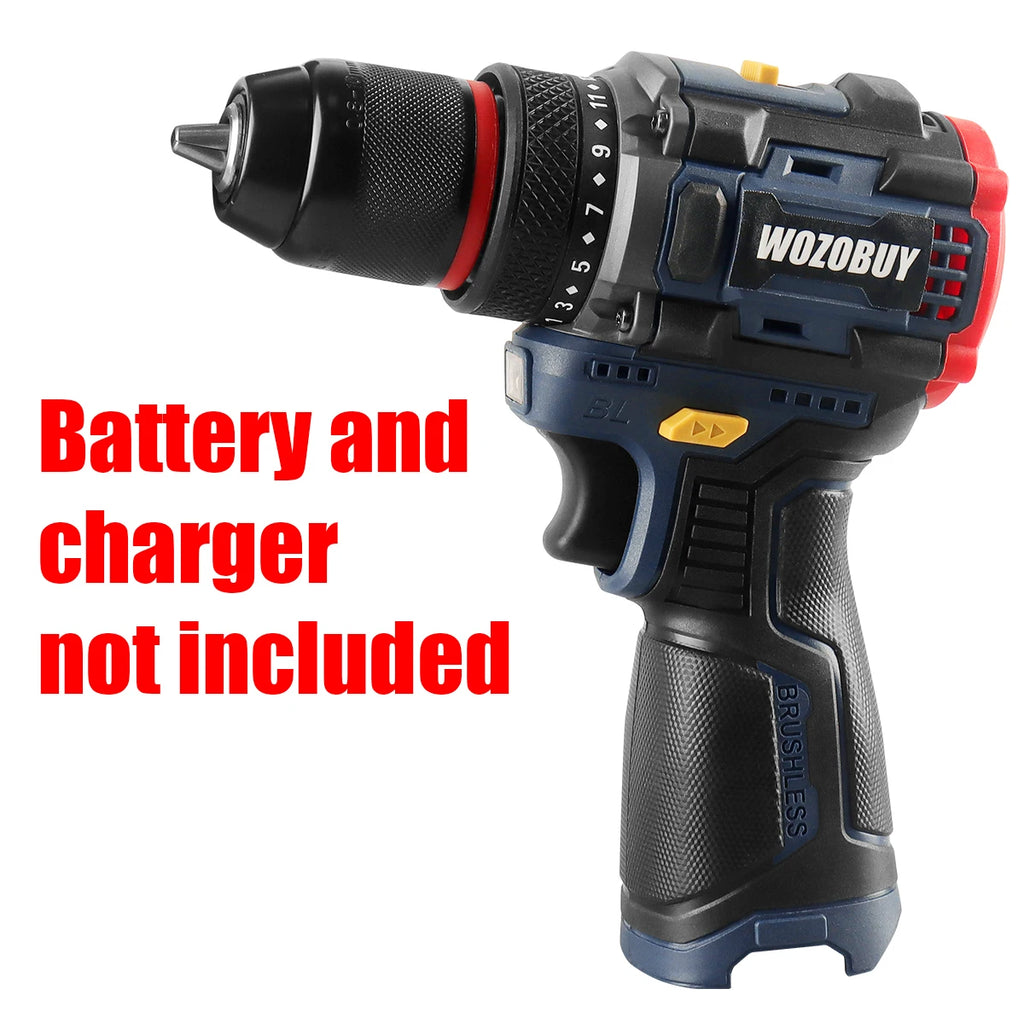 16.8V/21V Cordless Drill ,10MM 3/8'' Keyless Chuck,1.3Ah Li-Ion Battery,2 Variable Speed for assembling, repairing and DIY