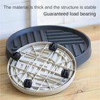 Flower Pot Stand Trays With Wheels Multifunctional Flower Disc Base Durable Movable Round Square Bonsai Plants Trays Home Decor