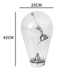 2024 Retro Industrial Style Light Luxury Living Room  Study Bedroom Bedside Touch Magnet Glass Creative Decorative Desk Lamp