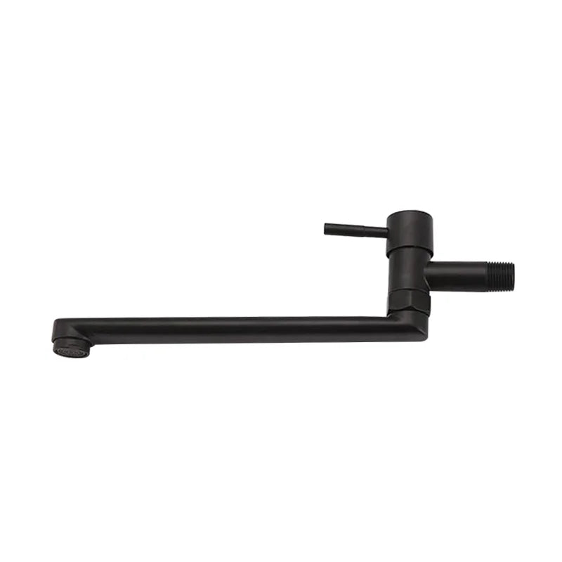 304 stainless steel kitchen faucet wall mounted single cooling