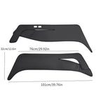 for  Tesla Model Y, protective pads on both sides of the trunk, anti kick pad on the rear trunk, protective panel, 2-piece set