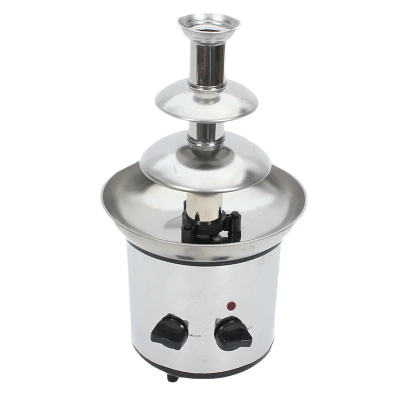 Chocolate Machine 1PC Three Layer Stainless Steel Chocolate Fountain Chocolate Fountain Home Party Buffet DIY