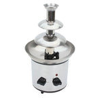Chocolate Machine 1PC Three Layer Stainless Steel Chocolate Fountain Chocolate Fountain Home Party Buffet DIY