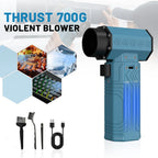 Powerful Turbo jet fan Violent Turbo Fan Car Violent Air Gun 600g Thrust Stepless Speed 70m/s High Power Turbofan Leaf Blower
