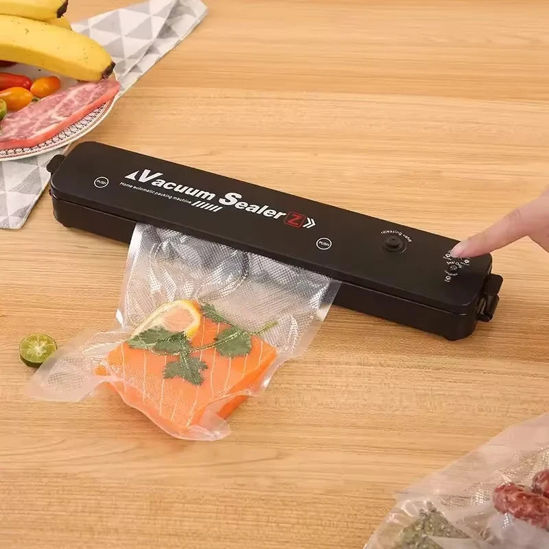Food Vacuum Sealer Fresh Storage Plastic Packaging Sealer Household Vacuum Sealers Bag Sealer Machine 220V/110V