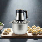 Electric Meat Grinder 5L Food Crusher Stainless Steel Multi Functional Vegetable Slicer Processor Chopper Kitchen Blender