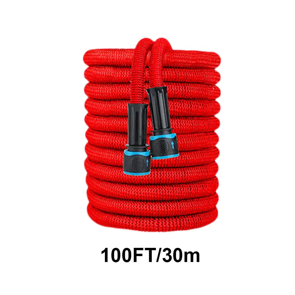 25FT-200FT Expandable Flexible Water Hose Car Wash Hose Water Gun Hose Garden Sprayer Gardening Watering Hose Irrigation Tools