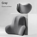 Car Neck Headrest Pillow Memory Foam Waist Cushion Lumbar Support Backrest Cars Vehicle Supplies Travel Neck Cushion Protection