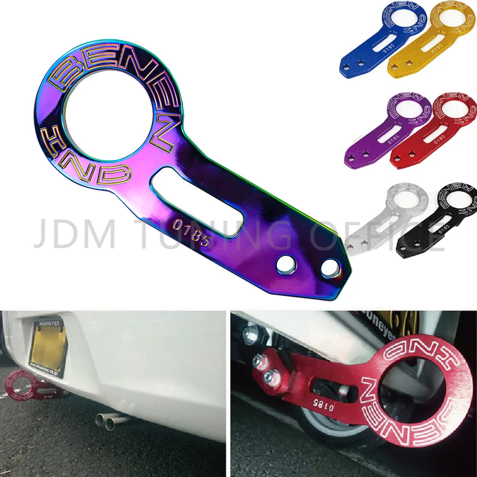 250mm Styling Car Racing Universal Aluminum Allov Racing Rear Tow Hook JDM  Rear Towing Hook for Honda Civic Benen