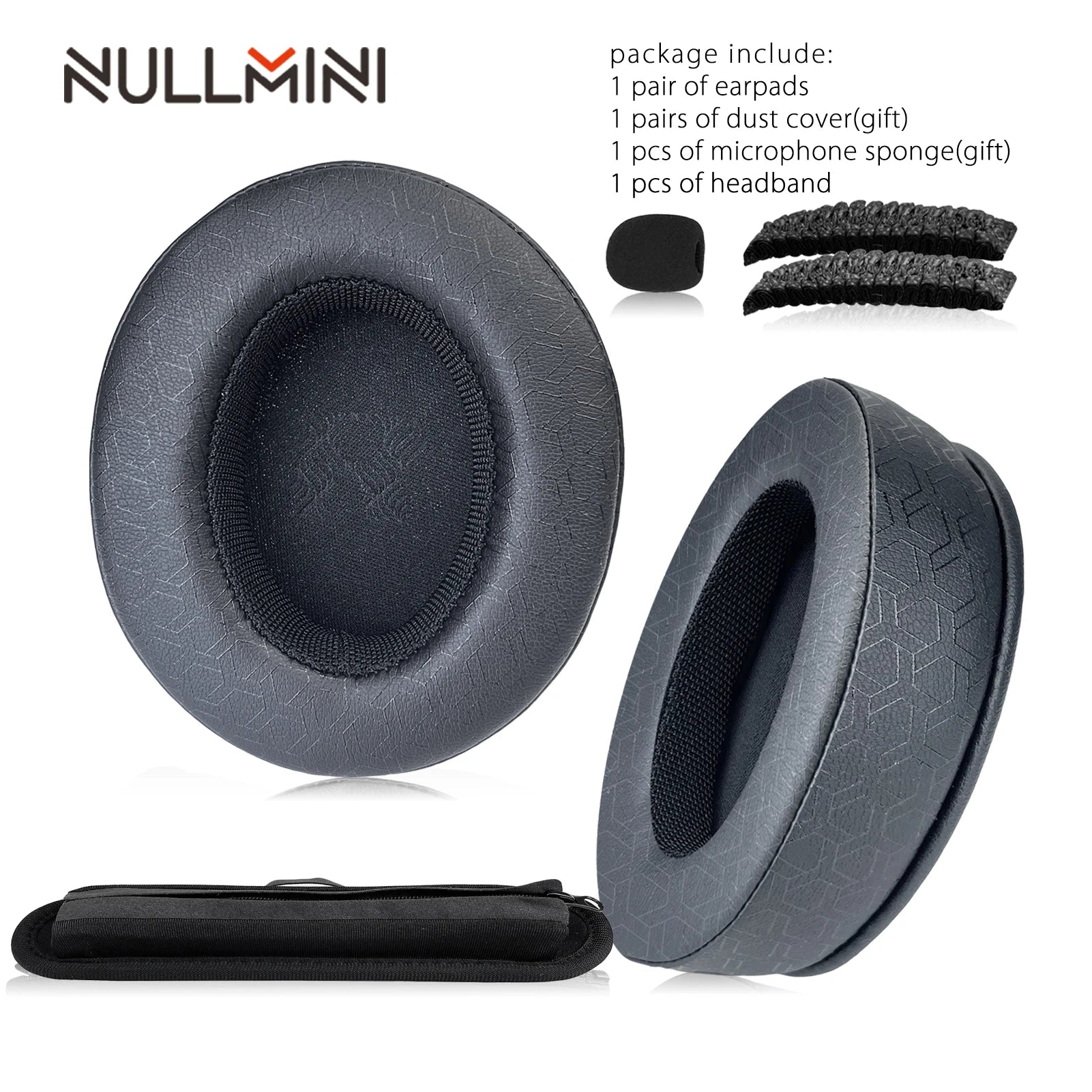 NullMini Replacement Earpads For Logitech G Pro X Headphone Cooling Gel Earmuffs Ear Cover Headband HeadBeam
