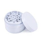 63mm NON-Stick Ceramic Coated Herb Grinder Tobacco Smoke Spice Crusher Mill Shredder with Pollen Scraper Rolling Accessories