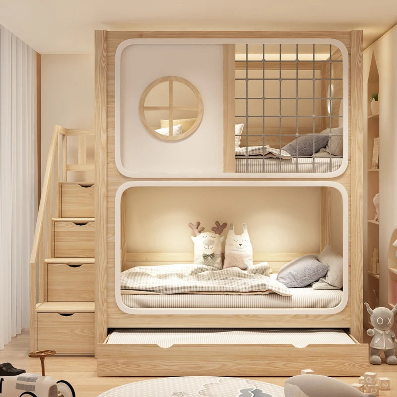 Kids Bed Kids Bedroom Furniture Children's Family Girl Beds Letto Bambini Children's Montessori Bed Wood Children's Bed