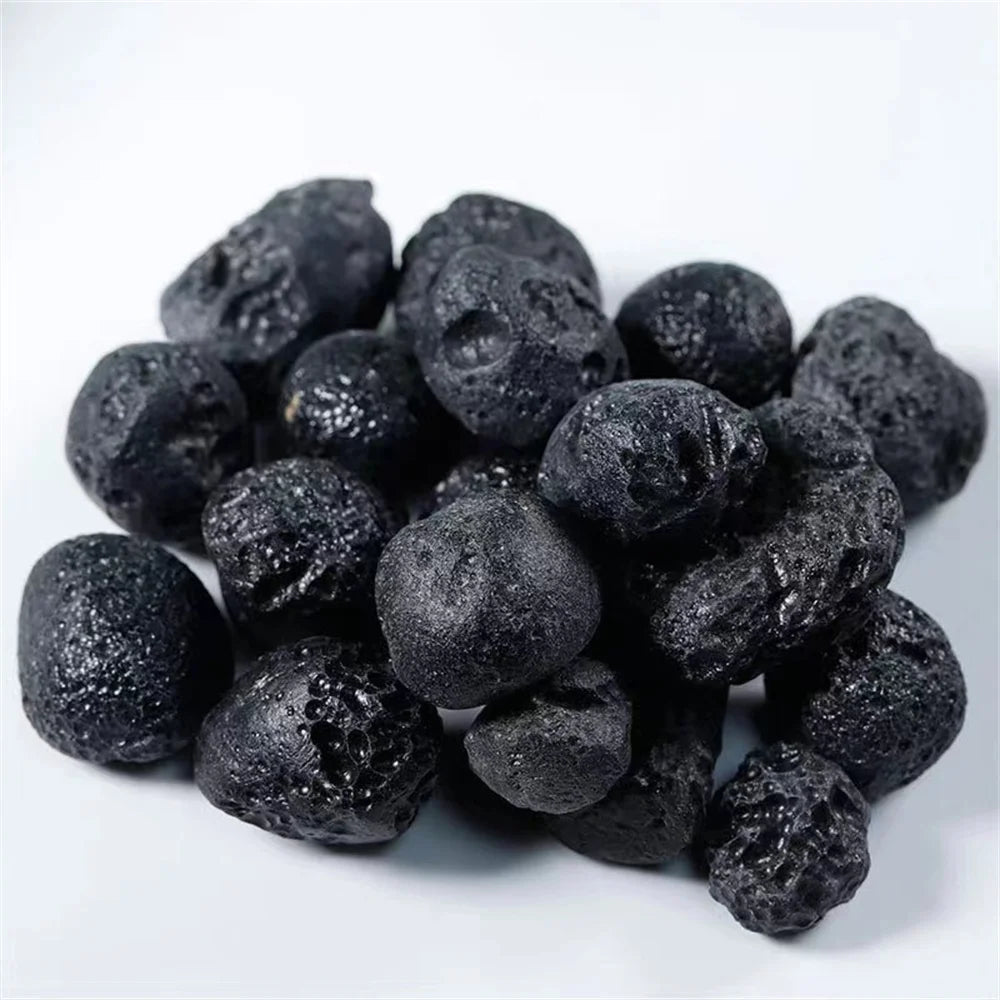 Natural Stone Meteorite Black Specimen Cosmic Power Energy Mineral Rock Crystasl Lucky Health Collect Souvenir