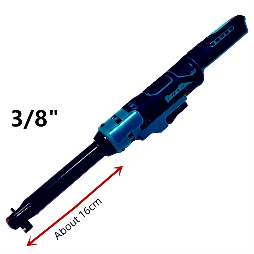 Active!Electric Ratchet Wrench Extended Head Removal Screw Nut 3/8 Inch Cordless Power Tools for Makita 18V Battery