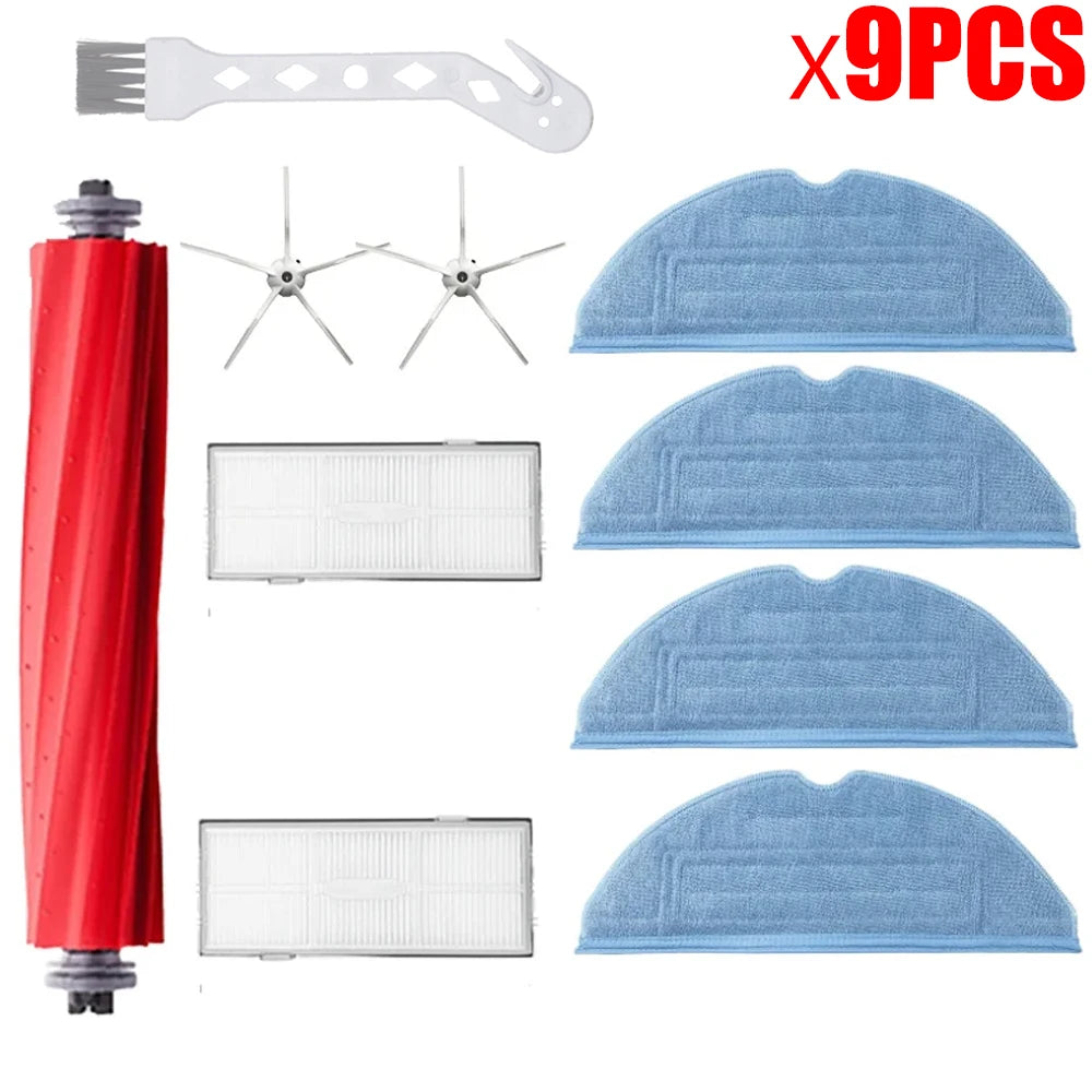 Main Brush Hepa Filter Mop Pad Spare Parts For Roborock S7 S70 S7Max T7S T7S Plus, Robot Vacuum Cleaner Accessories