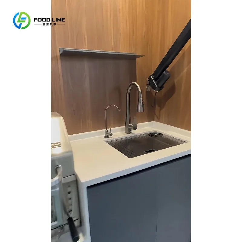 Customized Stainless Steel Outdoor Kitchen Cabinets Modern Kitchen With Stove BBQ Grill Set For Family Gathering And Event Use