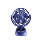 Portable Desktop Wireless Clip-on Electric Fan 2000mAh Battery Outdoor Travel Portable Electric Mini Fan for Baby Stroller Cart