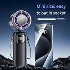 Xiaomi 2025 Electric Fan Portable Turbo Fan Rechargeable Cooling Handh