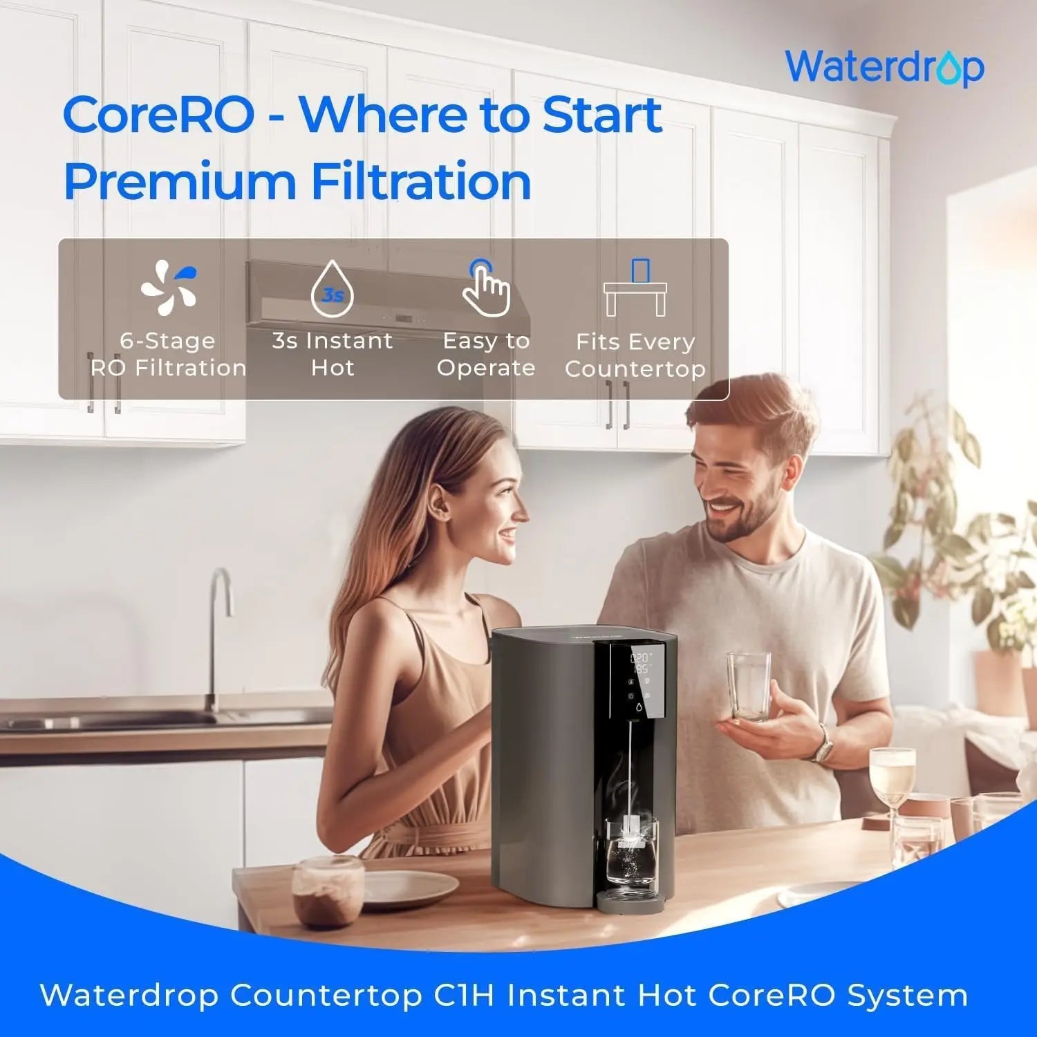 Instant Hot Countertop RO Water Filter