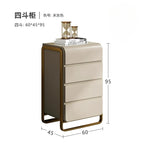 Light luxury modern simple fashion custom high end marble drawer cabinet 3 4 5 6 drawers Dresser home furniture Storage locker