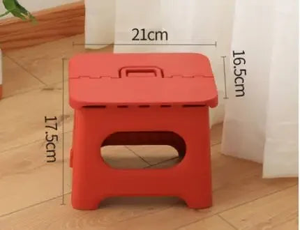 Plastic Folding Step Stool Home Train Outdoor Storage Foldable    Kids holding stool camping pf01905