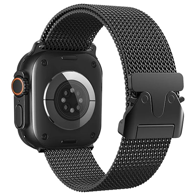 Milanese Loop Strap for Apple Watch - Stainless Steel Band for 38-49mm Series 4-Ultra 2 | AlluCanFind